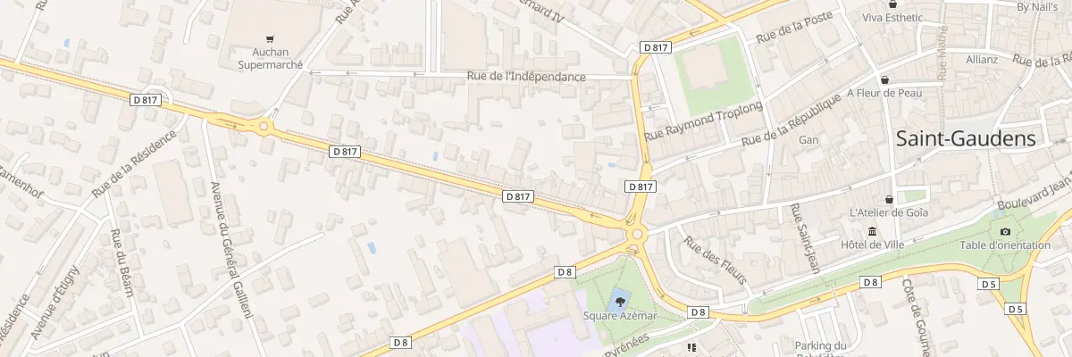 Plan du 21 Av Mal Joffre à Saint-Gaudens