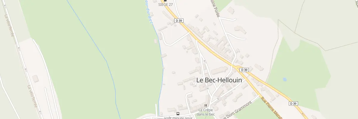 Plan du 5 Pl Guillaume le Conquérant au Bec-Hellouin