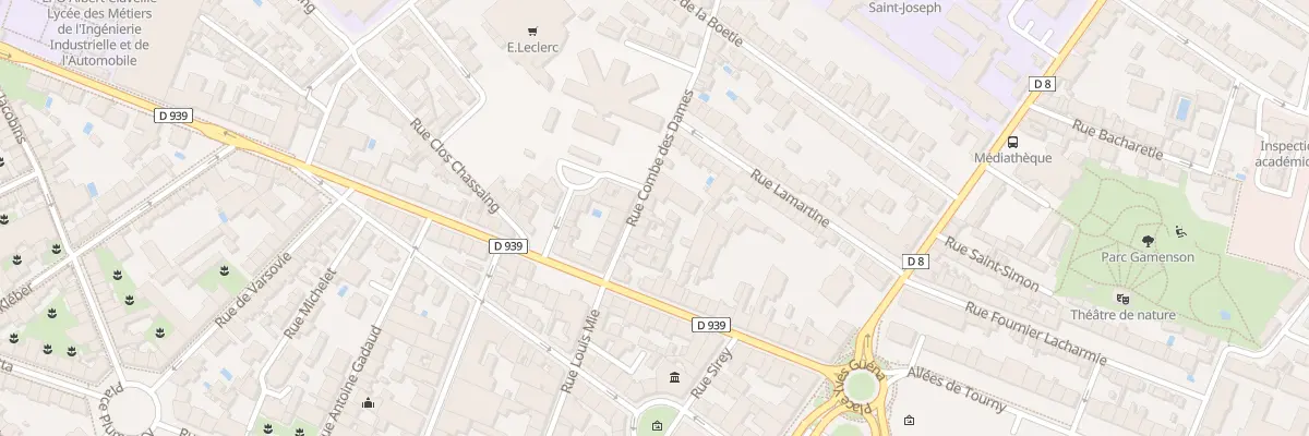 Plan du 12 Rue Combe des Dames à Périgueux