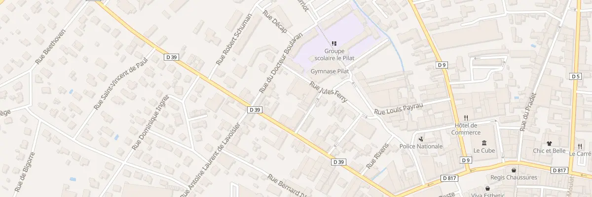 Plan du 3 Rue Elisabeth Casteret à Saint-Gaudens