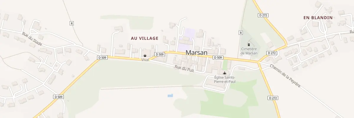 Plan du 140 Rue du Puit à Marsan