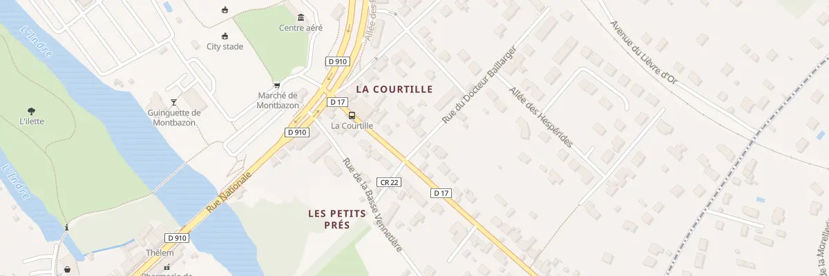Plan du 33 Rue de la Vennetiére à Montbazon