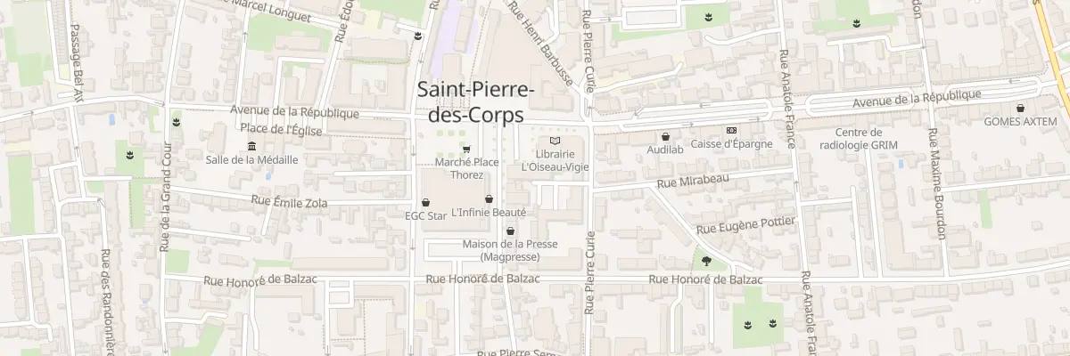 Plan du 37 Av de la République à Saint-Pierre-des-Corps
