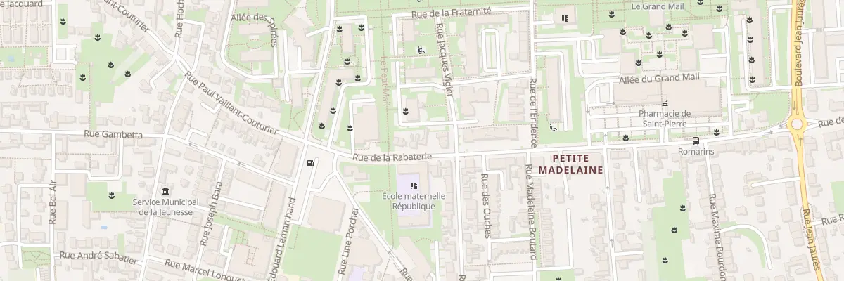 Plan du 24 Rue de la Rabaterie à Saint-Pierre-des-Corps