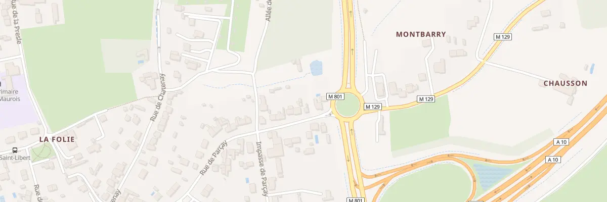 Plan du 44 Rue de Parçay à Tours