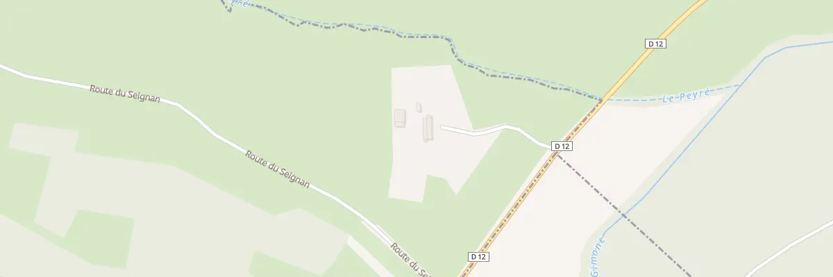 Plan du 5034 La Bourdette à Gaujan