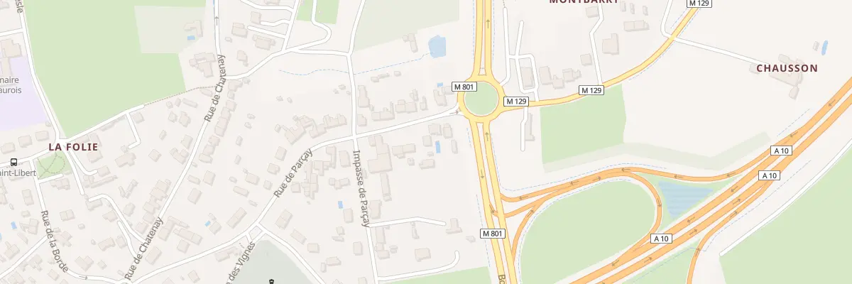Plan du 21 Rue de Parçay à Tours