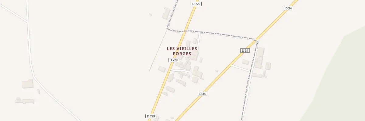 Plan du 3 Les Vieilles Forges à Millac