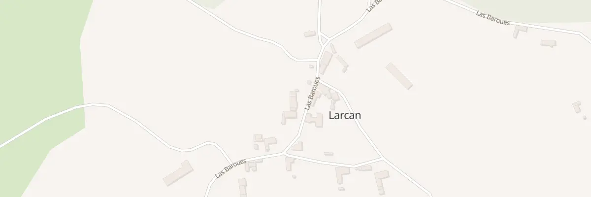 Plan du 76 Las Baroues à Larcan