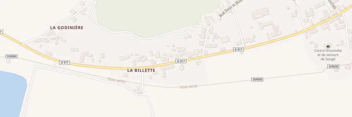 Plan du 33 Rue des Ponts de Braye à Sougé