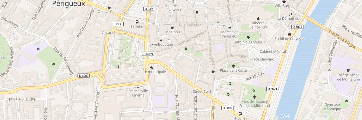 Plan du 6 Rue Mataguerre à Périgueux