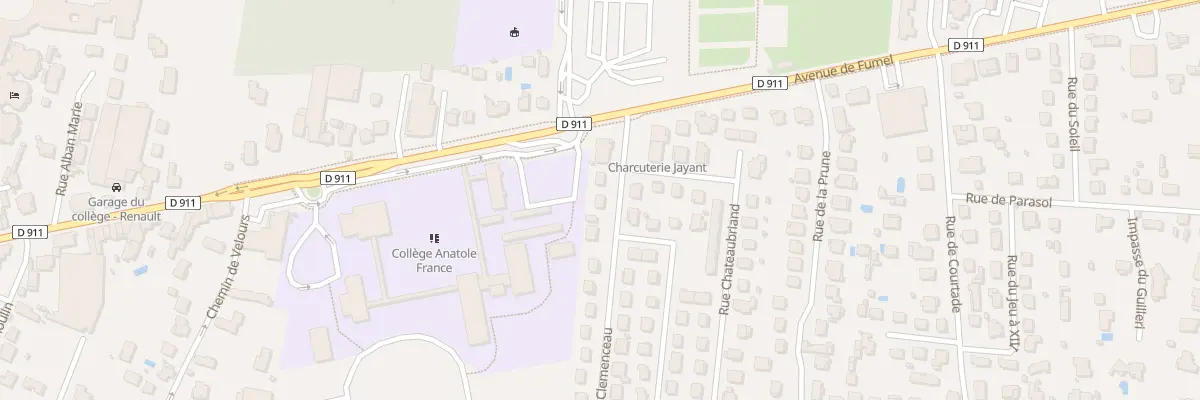 Plan du 27 Rue Georges Clémenceau à Villeneuve-sur-Lot