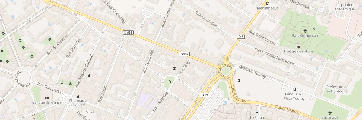 Plan du 11 Rue Victor Hugo à Périgueux