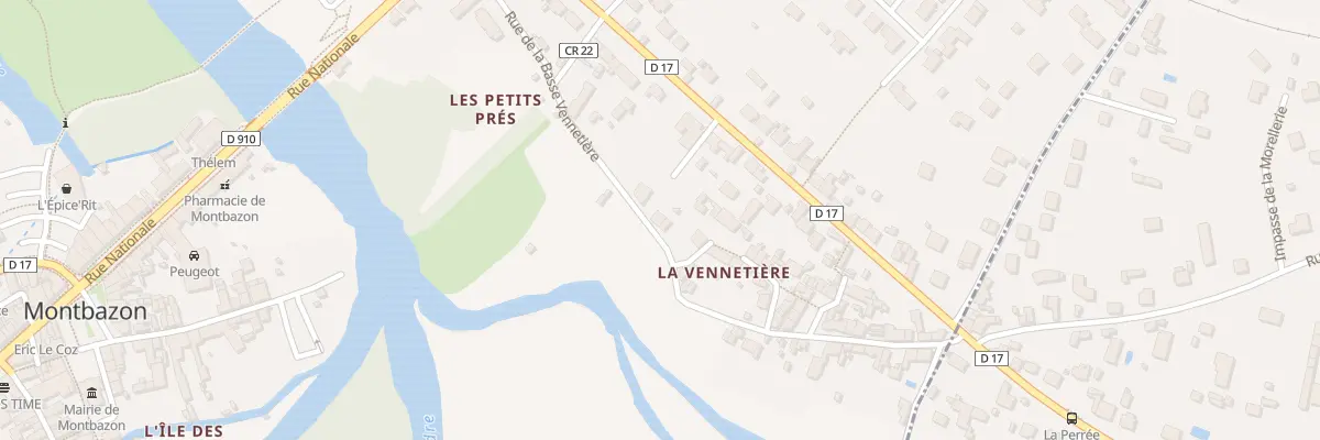 Plan du 63 Rue de la Basse Vennetiére à Montbazon