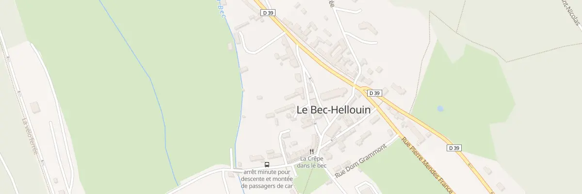 Plan du 11 Rue Lanfranc au Bec-Hellouin