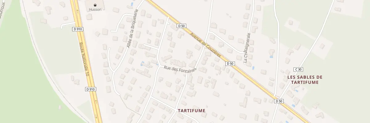 Plan du 5 Rue des Fontaines à Veigné