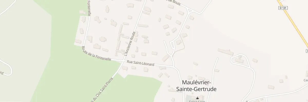 Plan du 610 Rue Saint Léonard à Maulévrier-Sainte-Gertrude