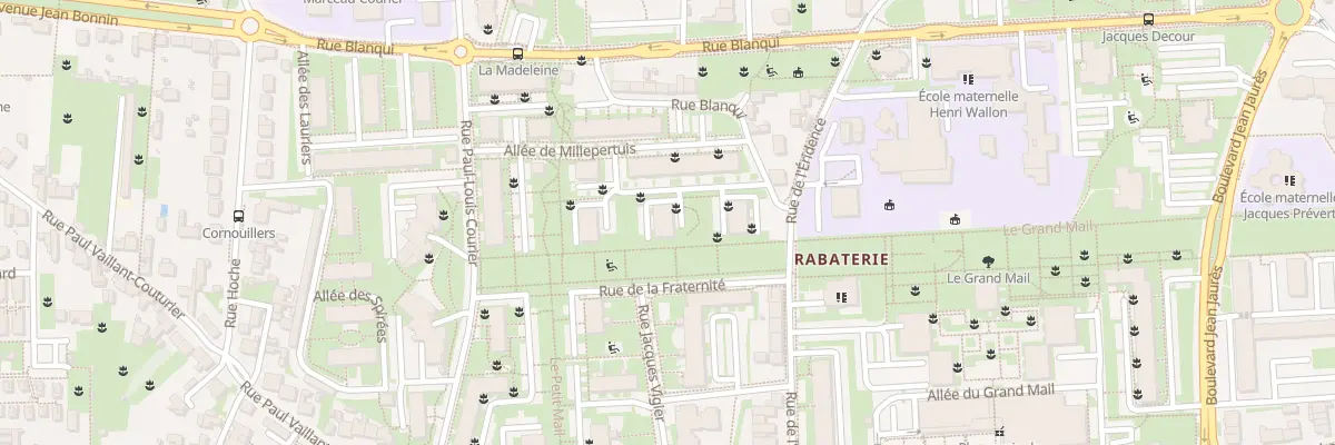 Plan du 2 All des Aubépines à Saint-Pierre-des-Corps