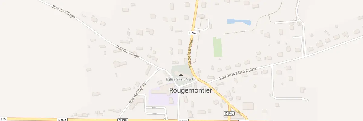 Plan du 3 Rue de la Mairie à Rougemontier
