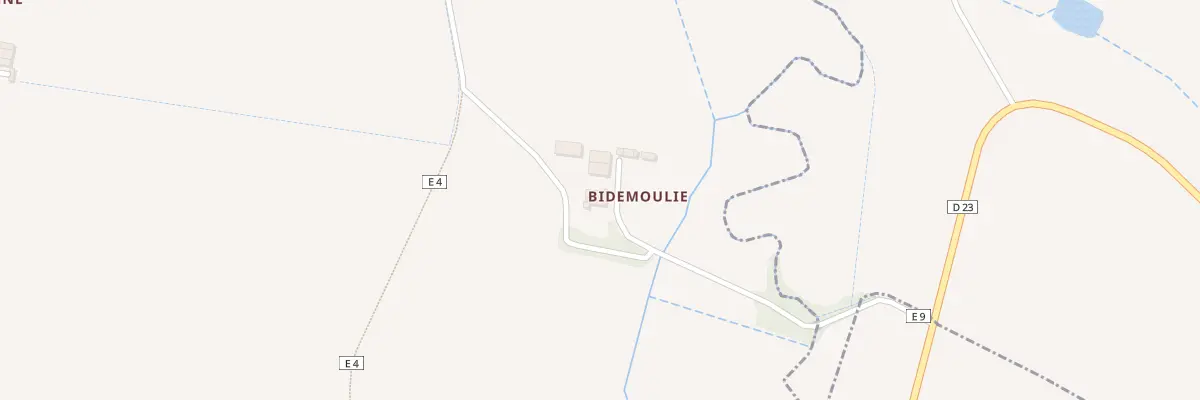 Plan du 5046 A Bidemoulie à Castet-Arrouy