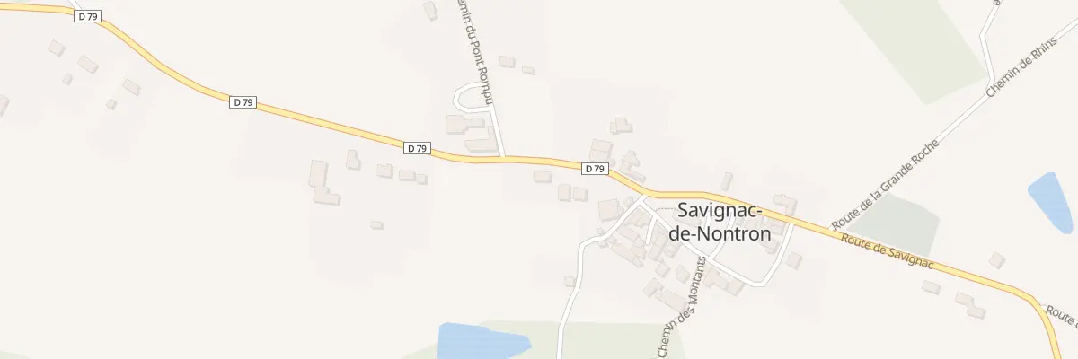 Plan du 1186 Rte de Savignac à Savignac-de-Nontron