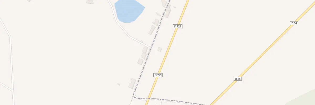 Plan du 5110F La Grande Brande à Asnières-sur-Blour