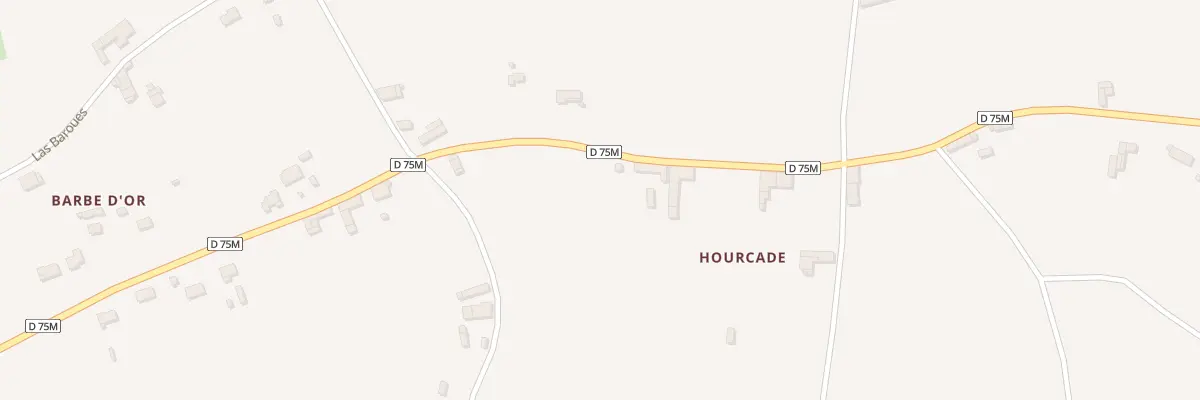 Plan du 26 Hourcade à Larcan