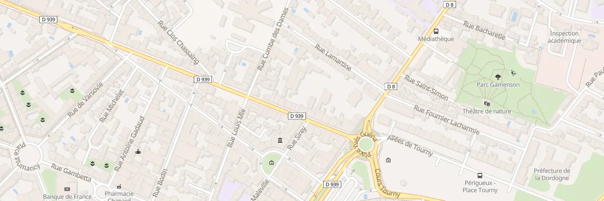 Plan du 14 Rue Victor Hugo à Périgueux