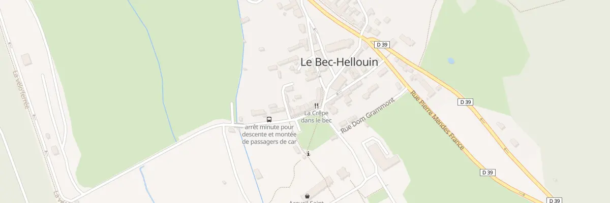 Plan du 6 Pl de l’Abbé Herluin au Bec-Hellouin