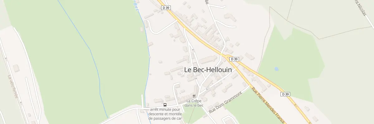 Plan du 13 Rue Lanfranc au Bec-Hellouin