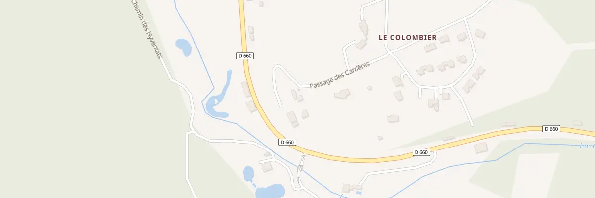 Plan du 40 Le Colombier à Bayac