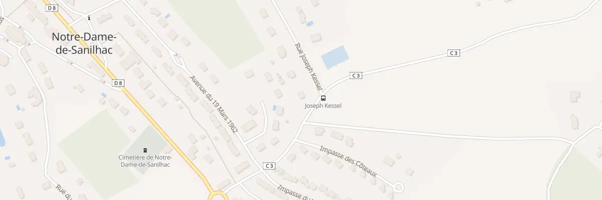 Plan du 2 Rue Joseph Kessel à Sanilhac