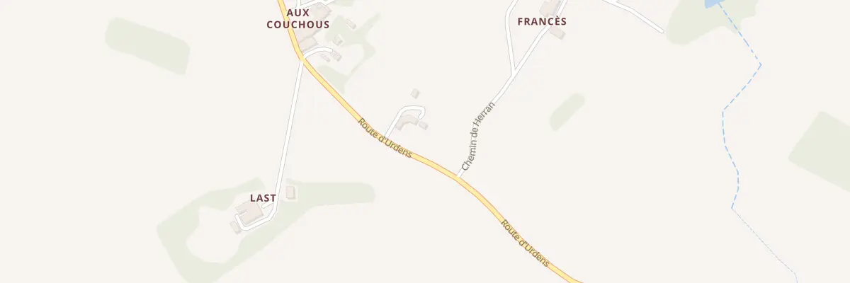 Plan du 9001 Aux Couchous à Castelnau-d’Arbieu