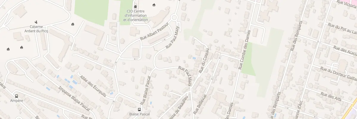 Plan du 28 Rue Paul Mazy à Périgueux