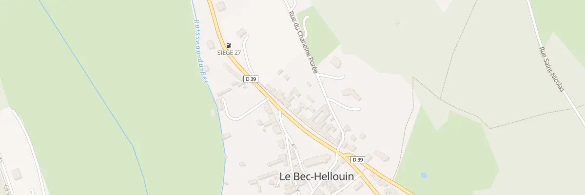 Plan du 20 Pl Guillaume le Conquérant au Bec-Hellouin