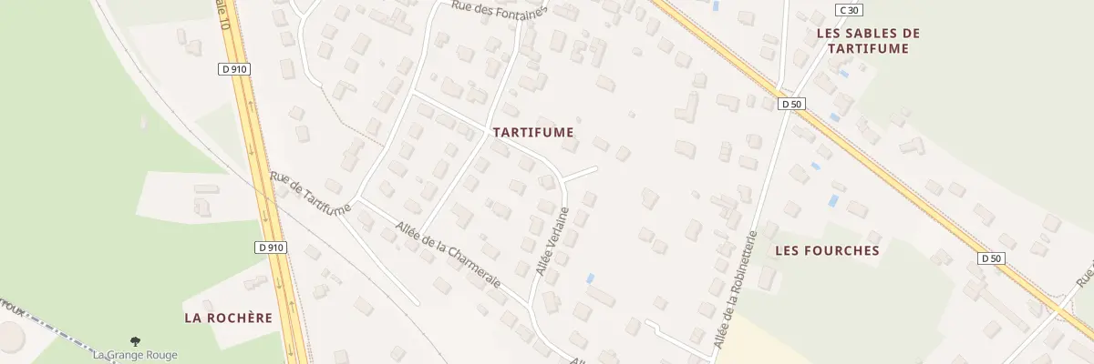 Plan du 8 All de Verlaine à Veigné