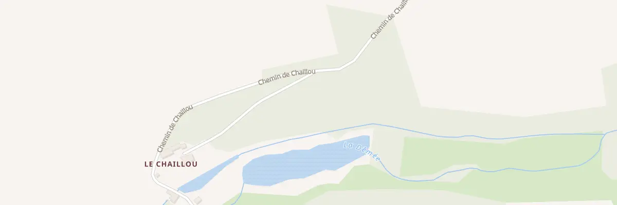 Plan du 259 Che du Chailloux aux Hermites