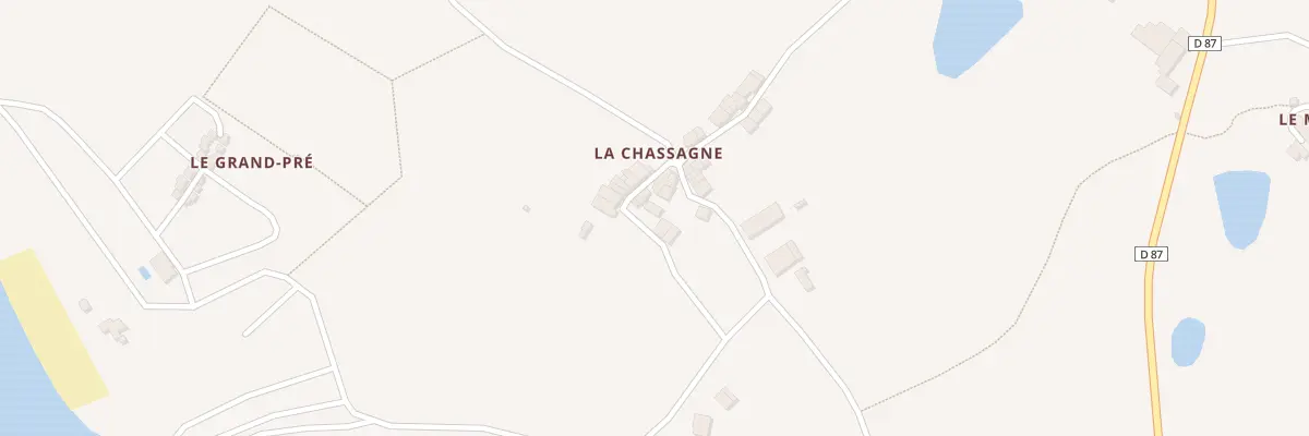 Plan du 5159 La Chassagne à Videix