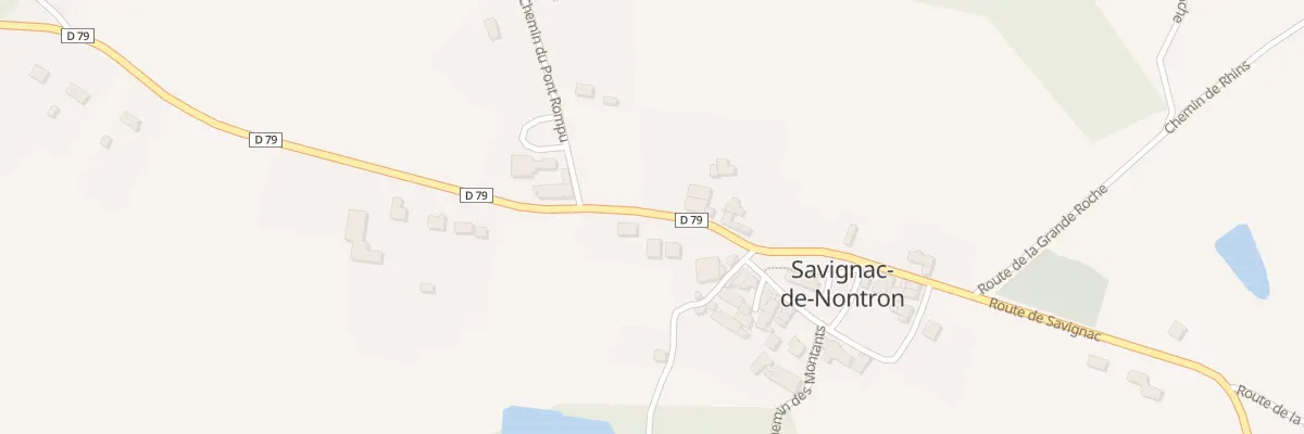 Plan du 1218 Rte de Savignac à Savignac-de-Nontron