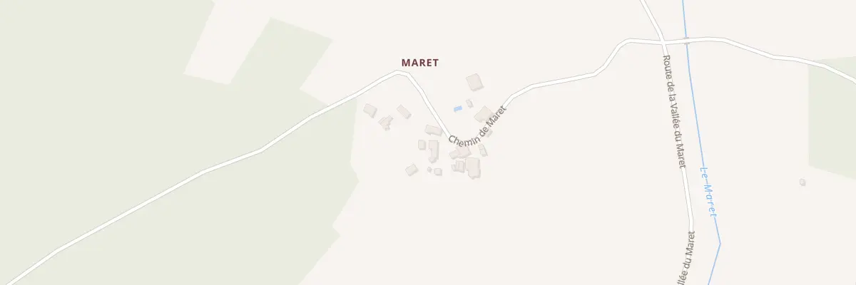 Plan du 301 Che de Maret à Agonac