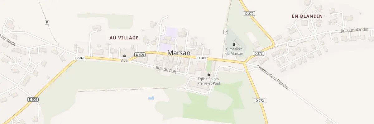 Plan du 16 Rue du Puit à Marsan