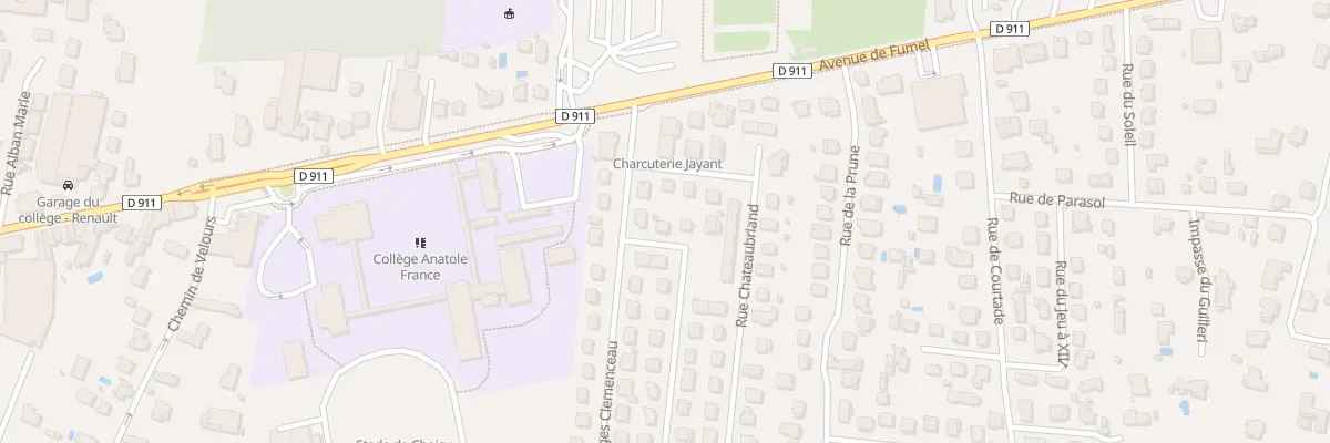 Plan du 16 Rue Guillaume Apollinaire à Villeneuve-sur-Lot