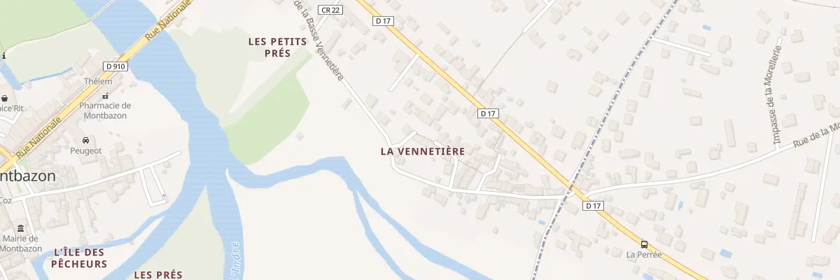 Plan du 57 Rue de la Basse Vennetiére à Montbazon