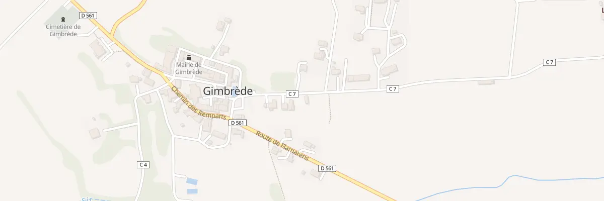 Plan du 212 Rte des Écoles à Gimbrède
