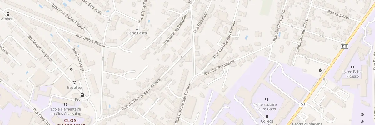 Plan du 59T Rue Combe des Dames à Périgueux