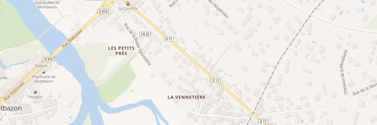 Plan du 16 Rue de la Vennetiére à Montbazon