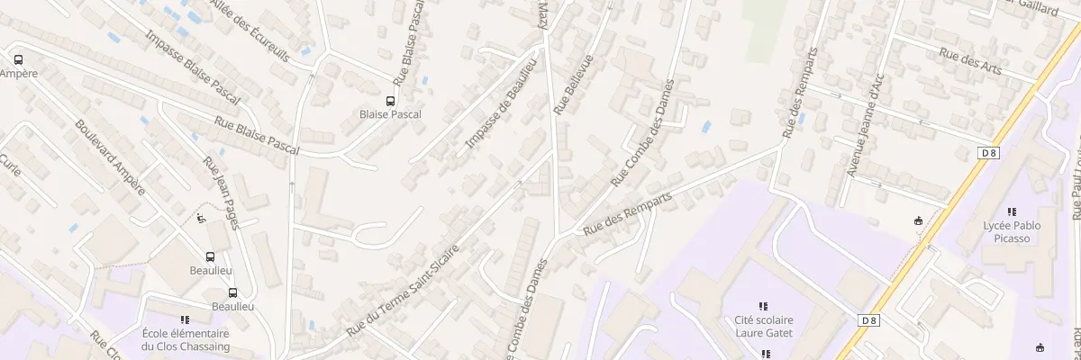 Plan du 3 Rue Paul Mazy à Périgueux