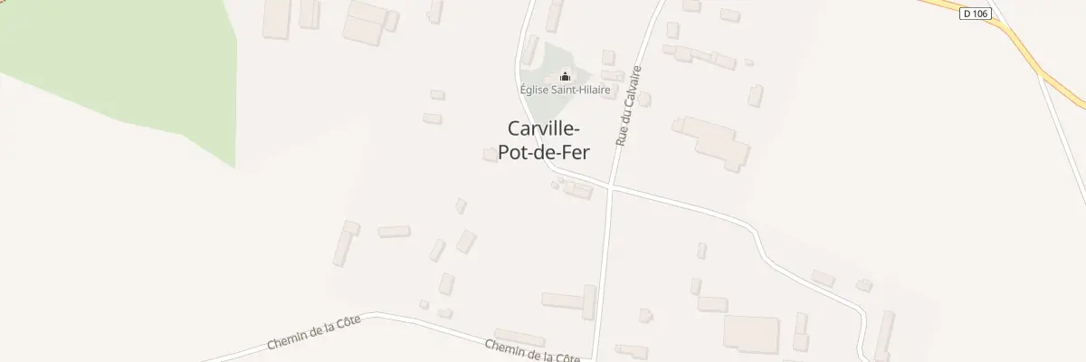 Plan du 61 Rue de l’Eglise à Carville-Pot-de-Fer