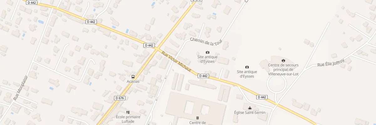 Plan du 14 Rue Victor Michaut à Villeneuve-sur-Lot