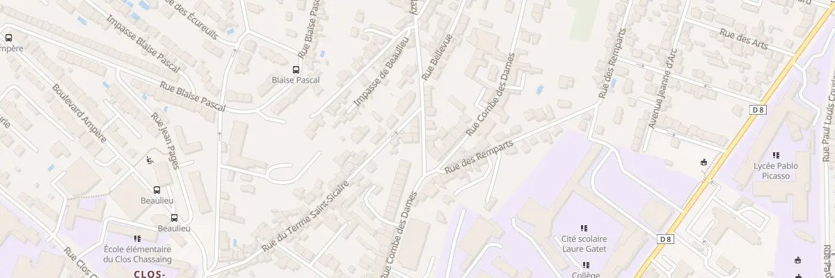 Plan du 1 Rue Paul Mazy à Périgueux